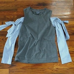 Cold Shoulder sweater vest top